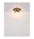 Riha Globe Ceiling Light Matt Black Balls Smoke Glass Shade 5x G9 3000K-4