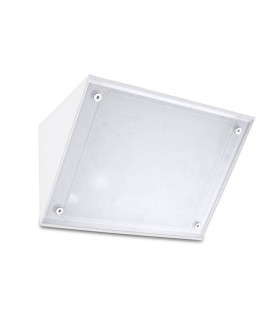1 Light Outdoor Wall Light White IP65, E27 - 1