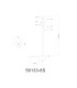 Riha Multi Arm Floor Lamp Matt Black Smoke Glass Shade 6x G9 3000K-7