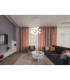 Riha Cluster Pendant Ceiling Light Nickel Matt Balls Opal Glass Shade 12x G9 3000K-3
