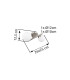 Riha Globe Wall Lights Nickel Matt Opal Glass Shade 2x G9 3000K-5
