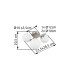 Riha Globe Ceiling Light Nickel Matt Opal Glass Shade 3x G9 3000K-5