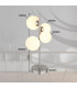 Riha Globe Table Lamp Nickel Matt Opal Glass Shade 4x G9 3000K-5