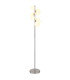 Riha Multi Arm Floor Lamp Nickel Matt Opal Glass Shade 6x G9 3000K-1