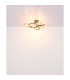 Tuberius Multi Arm Semi Flush Ceiling Lamp Matt Black Amber Glass Shade 7x G9 3000K-5