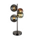 Riha Globe Table Lamp Grey Matt Balls Glass Shade 4x G9 3000K-1