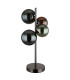 Riha Globe Table Lamp Grey Matt Balls Glass Shade 4x G9 3000K-2