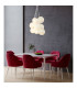 Ballgi Globe Pendant Ceiling Light Nickel Matt Balls Satined Glass Shade 9x G9-3