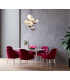 Ballgi Globe Pendant Ceiling Light Matt Black Balls Glass Shade 9x G9-9