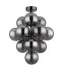 Conor Globe Ceiling Light Gunmetal Balls Smoke Glass Shade 13x G9-2