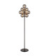 Conor Table Lamp Gunmetal Balls Smoke Glass Shade 13x G9-1
