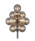 Conor Table Lamp Gunmetal Balls Smoke Glass Shade 13x G9-3