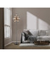 Conor Table Lamp Gunmetal Balls Smoke Glass Shade 13x G9-5