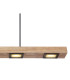 Joya Bar Pendant Ceiling Light Matt Black Satined Glass Shade 6x LED 3000K-4