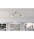 Comore Twin Ceiling Spotlight Nickel Matt 2x LED 3000K-2