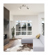 Comore Twin Ceiling Spotlight Nickel Matt 2x LED 3000K-3