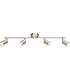 Comore Ceiling Spotlight Bar Nickel Matt 4x LED 3000K-1
