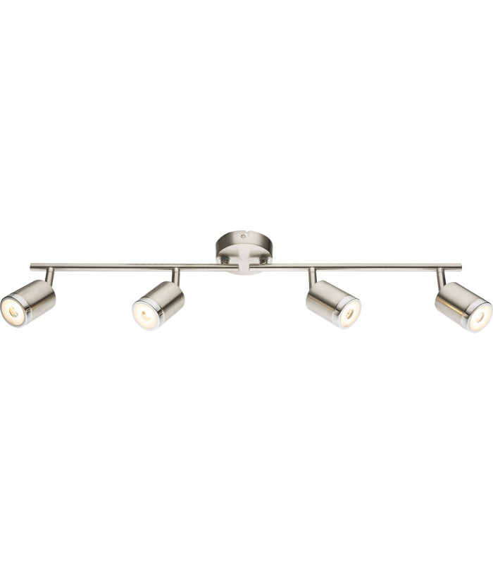 Comore Ceiling Spotlight Bar Nickel Matt 4x LED 3000K-1