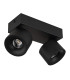 Rae Twin Ceiling Spotlight Matt Black 2x LED 3000K-2