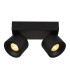 Rae Twin Ceiling Spotlight Matt Black 2x LED 3000K-3