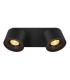 Rae Twin Ceiling Spotlight Matt Black 2x LED 3000K-4