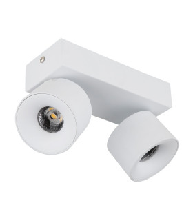Rae Twin Ceiling Spotlight White Matt 2x LED 3000K-2