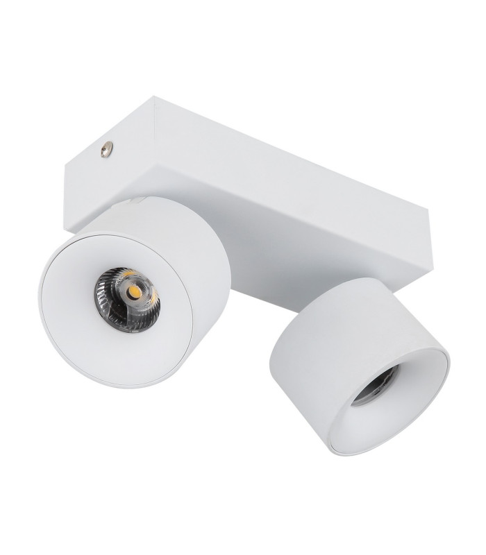 Rae Twin Ceiling Spotlight White Matt 2x LED 3000K-2