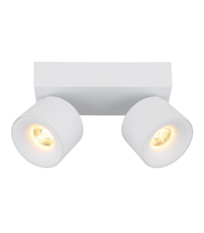 Rae Twin Ceiling Spotlight White Matt 2x LED 3000K-3