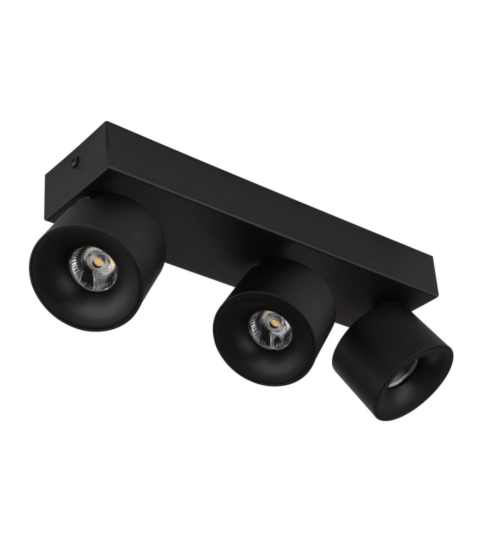 Rae Ceiling Spotlight Bar Matt Black 3x LED 3000K-2
