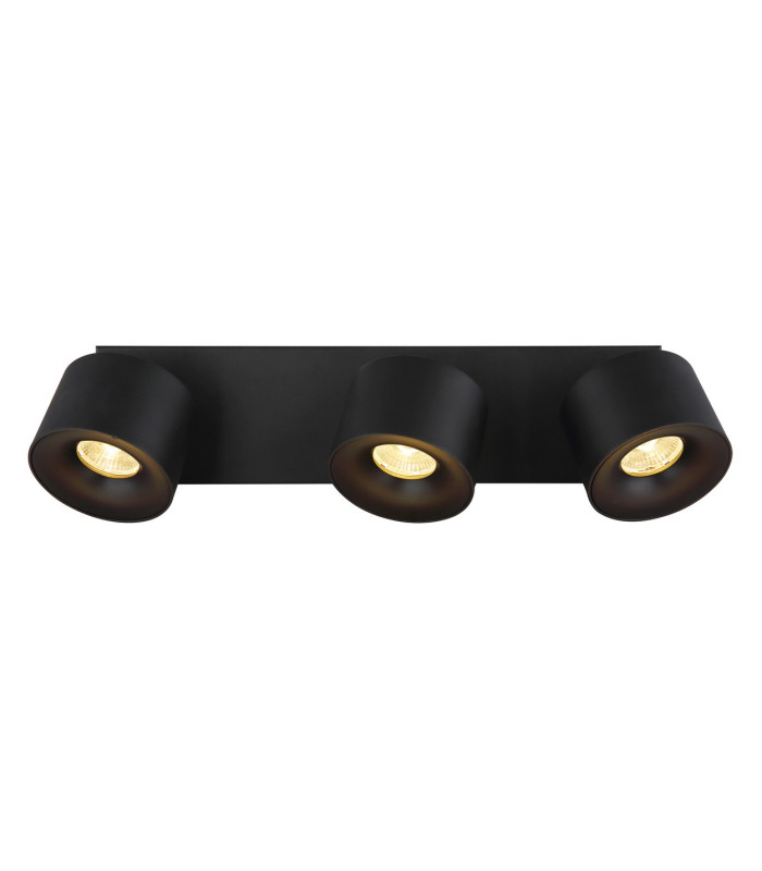 Rae Ceiling Spotlight Bar Matt Black 3x LED 3000K-4