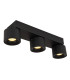 Rae Ceiling Spotlight Bar Matt Black 3x LED 3000K-5