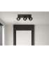 Rae Ceiling Spotlight Bar Matt Black 3x LED 3000K-6