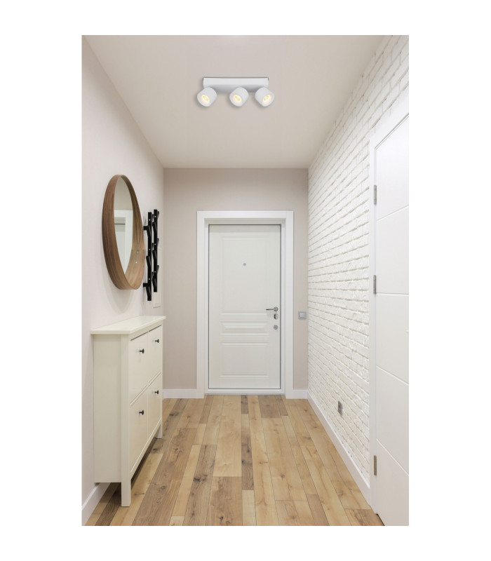 Rae Ceiling Spotlight Bar White Matt 3x LED 3000K-6