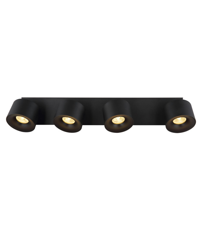 Rae Ceiling Spotlight Bar Matt Black 4x LED 3000K-4