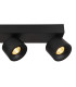 Rae Ceiling Spotlight Bar Matt Black 4x LED 3000K-5