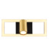 Marrie 1 Rectangle Integrated LED Wall Lamp Matt Black 8x LED 3000K-4