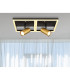 Marrie 2 Square Integrated LED Wall Lamp Matt Black 1x LED 3000K-6