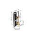 Marrie 2 Square Integrated LED Wall Lamp Matt Black 1x LED 3000K-7