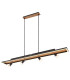 Ida Bar Pendant Ceiling Light Matt Black 2x LED-1