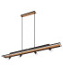 Ida Bar Pendant Ceiling Light Matt Black 2x LED-2