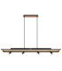 Ida Bar Pendant Ceiling Light Matt Black 2x LED-3
