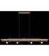 Ida Bar Pendant Ceiling Light Matt Black 2x LED-6