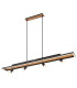 Ida Bar Pendant Ceiling Light Matt Black 2x LED-7