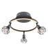 Jutta Integrated LED Semi Flush Ceiling Light Graphite 4x LED 3000K-1