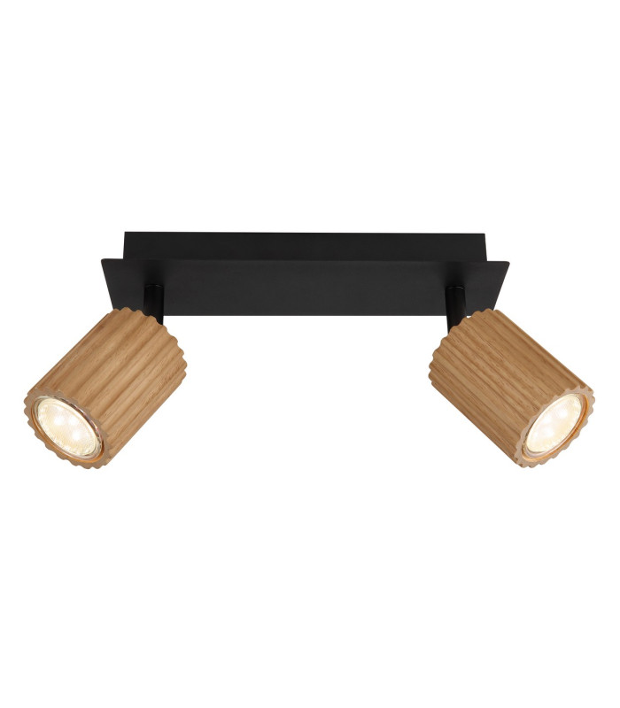 Wenzel Twin Ceiling Spotlight Matt Black 2x GU10-3