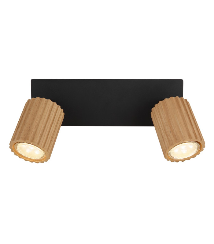 Wenzel Twin Ceiling Spotlight Matt Black 2x GU10-4