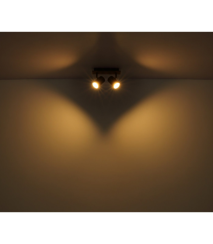 Wenzel Twin Ceiling Spotlight Matt Black 2x GU10-5