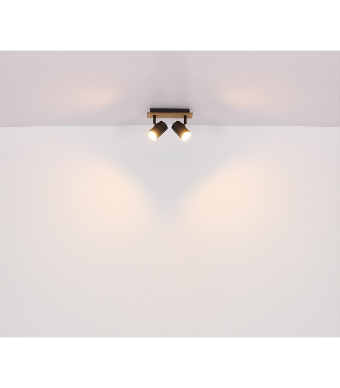 Wenzel Twin Ceiling Spotlight Matt Black 2x GU10-6