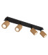 Wenzel Ceiling Spotlight Bar Matt Black 4x GU10-1