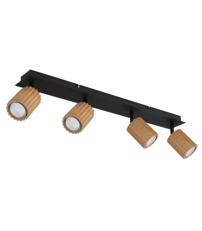 Wenzel Ceiling Spotlight Bar Matt Black 4x GU10-2